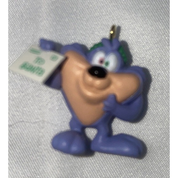 1994 Miniature Hallmark Keepsake Tiny Toon Adventures Dizzy Devil Santa Letter - Picture 3 of 4